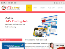 Tablet Screenshot of ntsinfotechadspost.com